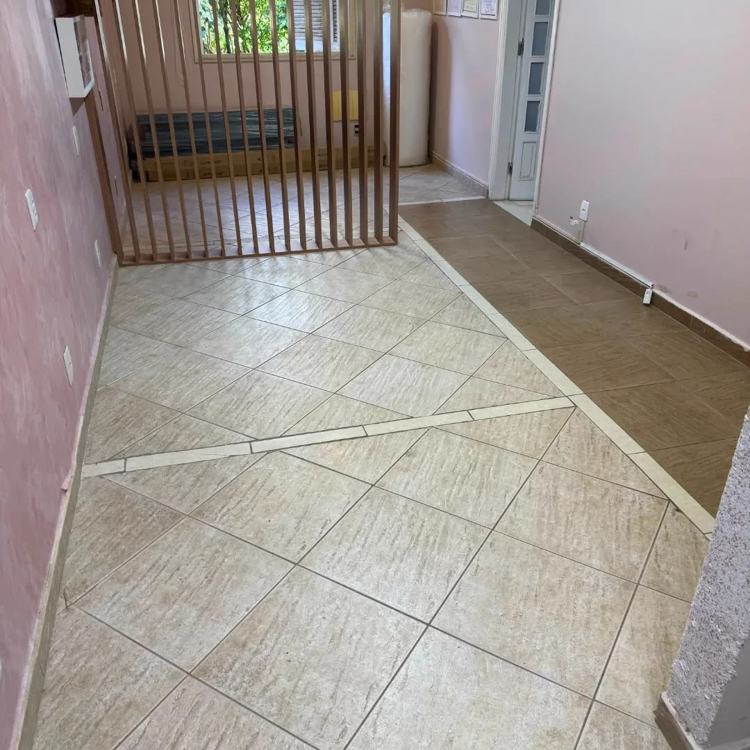 Ambiente antes da instalação do piso laminado