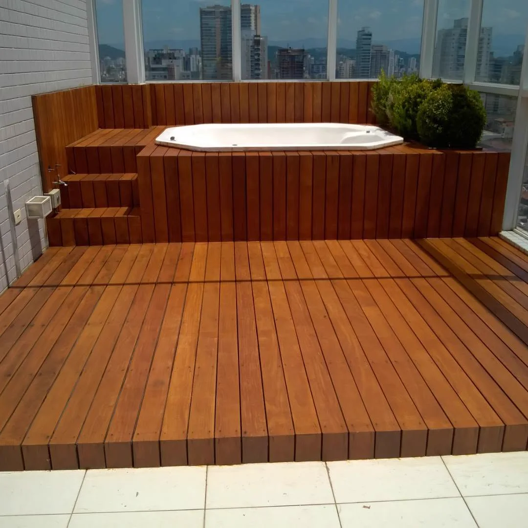 Restauração de decks realizado pela SV Pisos