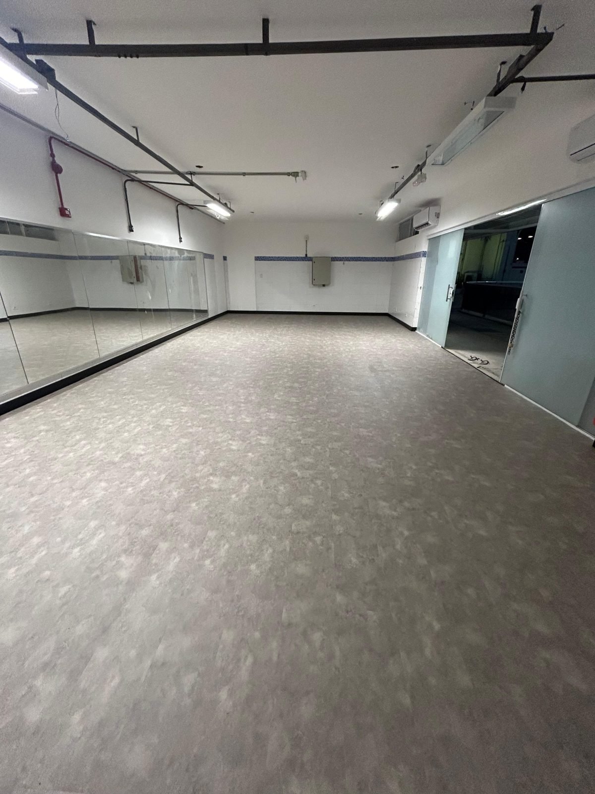 Piso vinílico executado pela SV Pisos